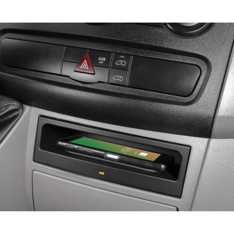In Car Tec Phone chargers INBAY 26-118 10W Wireless Charging Pocket for Mercedes Sprinter W906 / VW Crafter 2006-2016