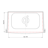 In Car Tec Phone chargers INBAY 26-118 10W Wireless Charging Pocket for Mercedes Sprinter W906 / VW Crafter 2006-2016