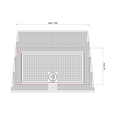 In Car Tec Phone chargers INBAY 26-120 10W Wireless Charging Pocket for Mitsubishi Outlander (2015–2018)