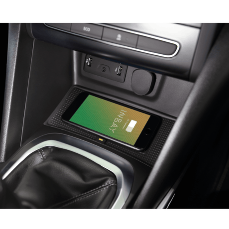In Car Tec Phone chargers INBAY 26-124 10W Wireless Charging Pocket for Renault Megane (2016–2022)