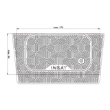 In Car Tec Phone chargers INBAY 26-127 10W Wireless Charging Pocket for Suzuki Swift (AZ, 2017–2023)