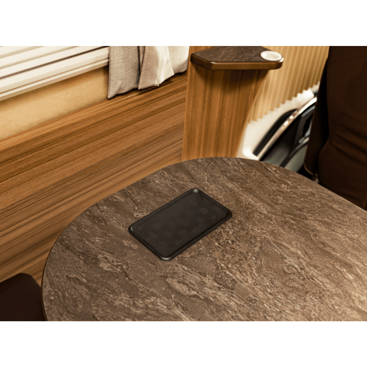 In Car Tec Phone chargers INBAY INB-CAM-10W Wireless Phone Charger for Camper Van/Motorhomes (universal furniture install fit)