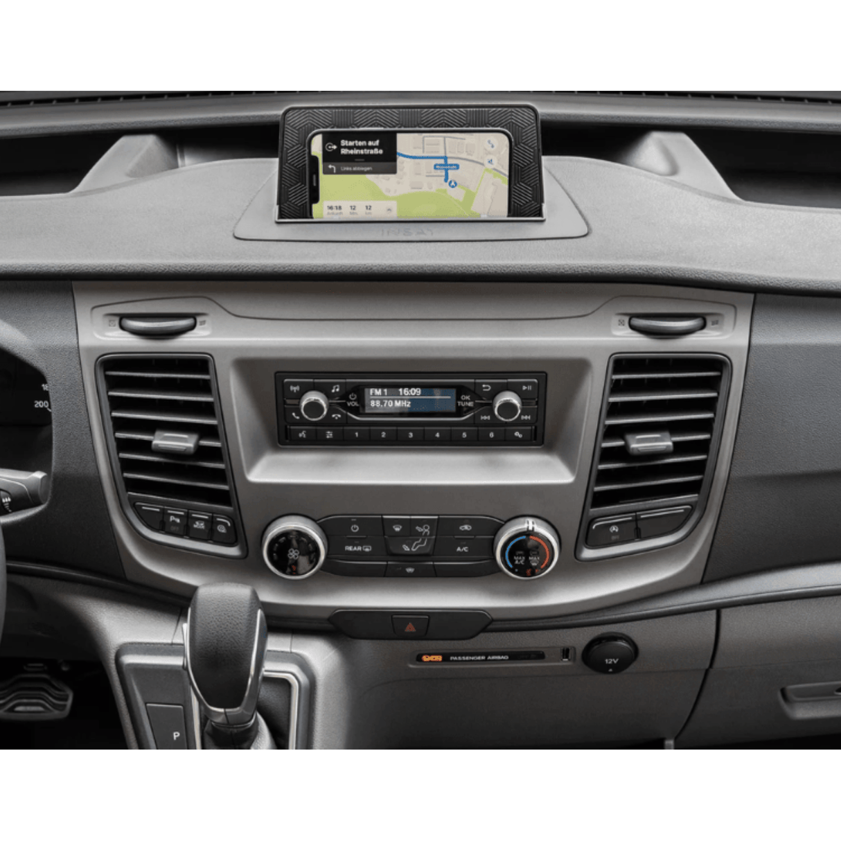 In Car Tec Phone chargers INBAY INB-FDT-10W Integrated Wireless Smartphone Charging Tray for Ford Transit FD (2019-2023)