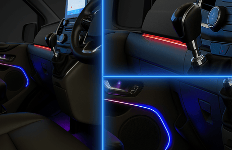 In Car Tec LED Bulbs InCarTec 18-Piece Universal Chasing Interior Ambient LED Lighting Kit