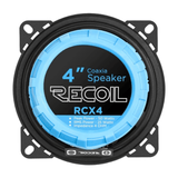 In Car Tec Car Speakers Recoil SPK-REC-RCX4 Echo Series RCX4 4" 2-Way Coaxial Car Speakers 180W