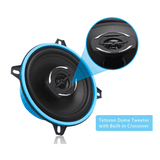 In Car Tec Car Speakers Recoil SPK-REC-RCX525 Echo-Series RCX525 5.25" 2-Way Full-Range Coaxial Speakers 200W
