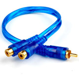 In Phase Amp Wiring and Fitting Parts In Phase IP2F RCA Splitter Lead 2 Female to 1 Male