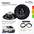 In Phase Car Speakers and Subs In Phase Ford Transit Custom Mark 1 Front Door Coaxial Speaker Upgrade with Fitting Kit