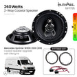 In Phase Car Speakers and Subs In Phase Mercedes Sprinter W906 2006 2018 Coaxial Speaker Upgrade with Fitting Kit