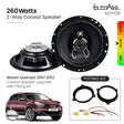 In Phase Car Speakers and Subs In Phase Nissan Qashqai 2007 2012 Coaxial Speaker Upgrade with Fitting Kit