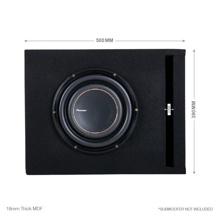 In Phase Car Speakers and Subs In Phase BX10PL 10" Slot Ported Subwoofer Enclosure