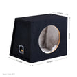 In Phase Car Speakers and Subs In Phase BX8SL 8" Sealed High Quality Subwoofer Enclosure