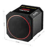 In Phase Sub and Amp Packages In Phase XTB-828R 8" 300W Active Subwoofer with Passive Radiator and Class D Amplifer