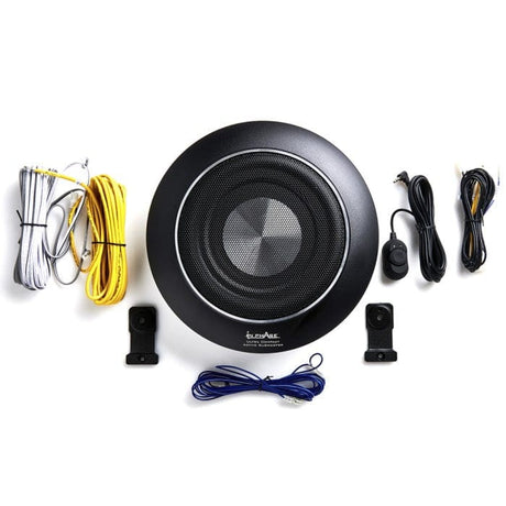 In Phase Car Speakers and Subs B-Stock In Phase USW10 300W Underseat Subwoofer with Wiring Kit and Bass Remote