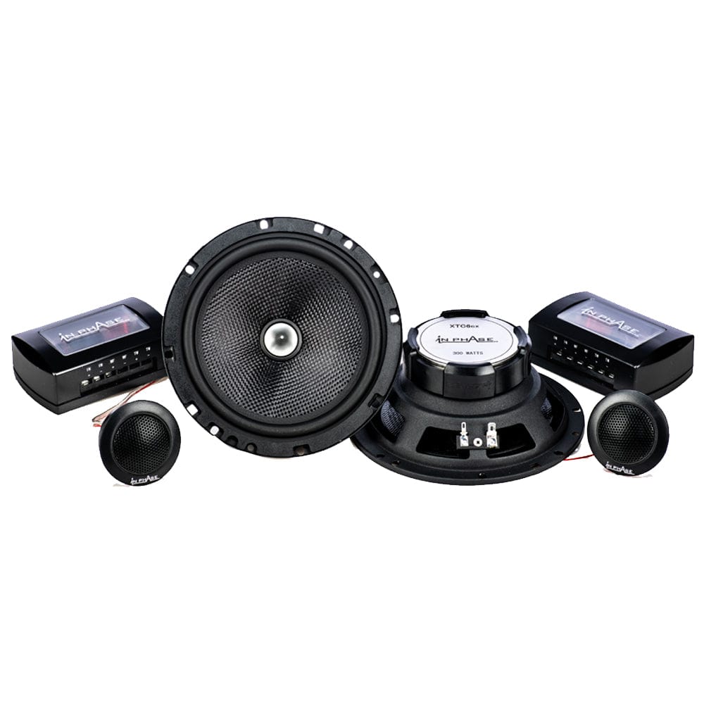 In Phase Car Speakers In Phase XTC6CX 6.5" 16.5cm 600 Watt 2 Way Component Door Speakers with Tweeters and Grills