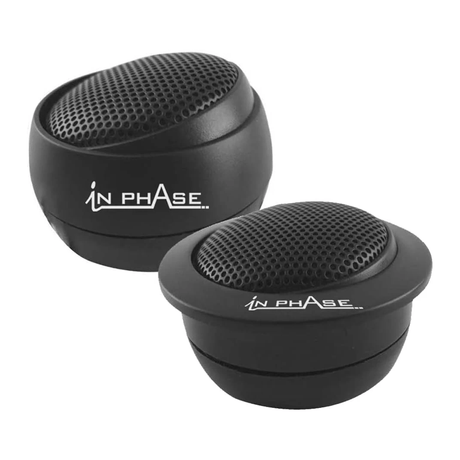 In Phase In Phase SXT1 200 Watts Performance Tweeter with 1/2 Inch Silk Dome