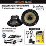 In Phase In Phase 6.5" 165mm 250W Speaker Upgrade Kit for VW Golf 2003 2014