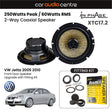 In Phase In Phase 6.5" 165mm 250W Speaker Upgrade Kit for VW Jetta 2005 2010