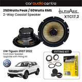 In Phase In Phase 6.5" 165mm 250W Speaker Upgrade Kit for VW Tiguan 2007 2022