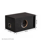 In Phase In Phase BX-6XT-IPA8701D Single XT-6 6" Sound Quality Bass Package with Enclosure and Amp