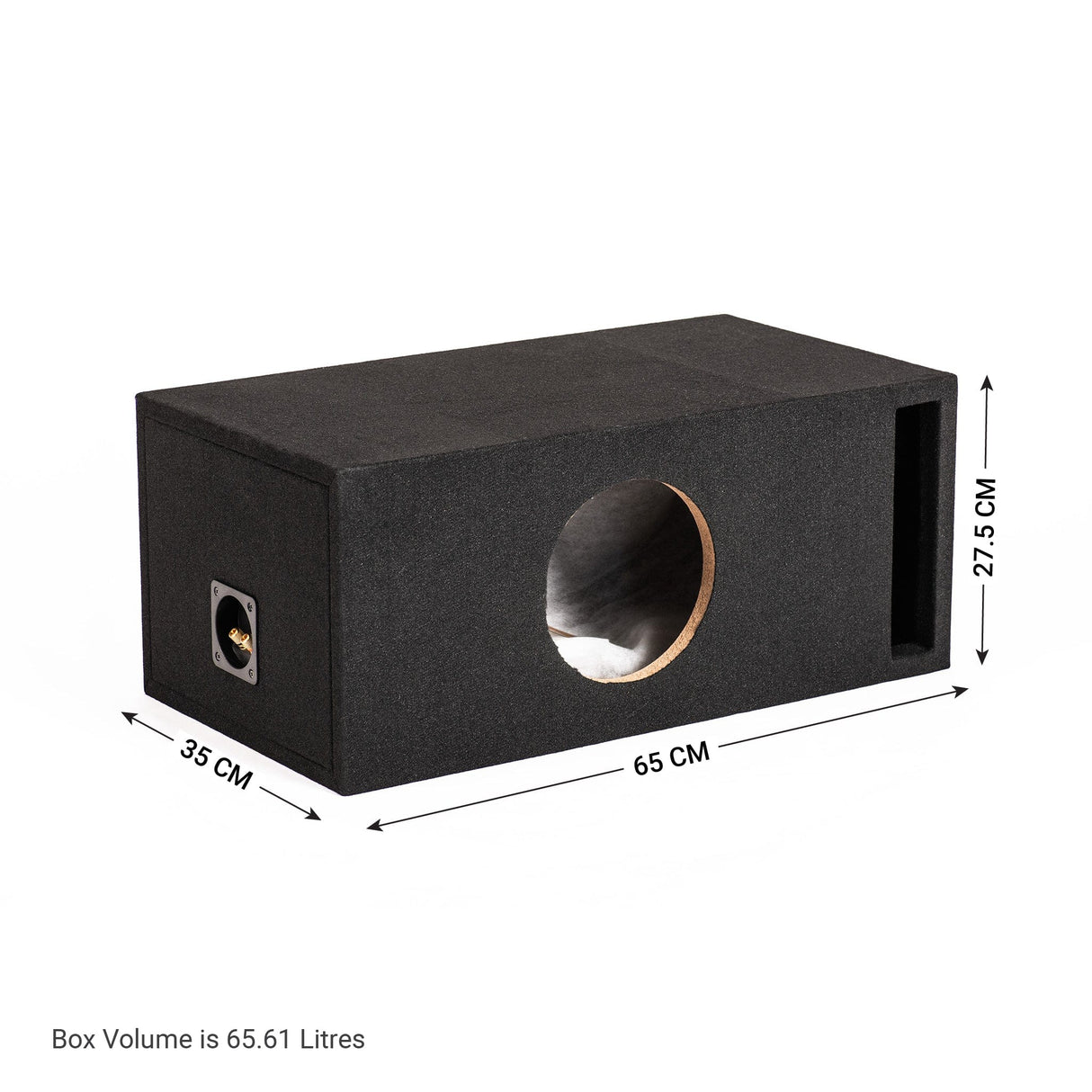 In Phase In Phase BX-8XT-IPA8701D Single XT-8 8" Sound Quality Bass Package with Enclosure and Amp