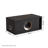 In Phase In Phase BX-8XT-IPA8701D Single XT-8 8" Sound Quality Bass Package with Enclosure and Amp