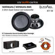 In Phase In Phase BX-12XT-IPA8701D Single XT-12 12" Subwoofer Sound Quality Bass Package with Sealed Enclosure and Amp