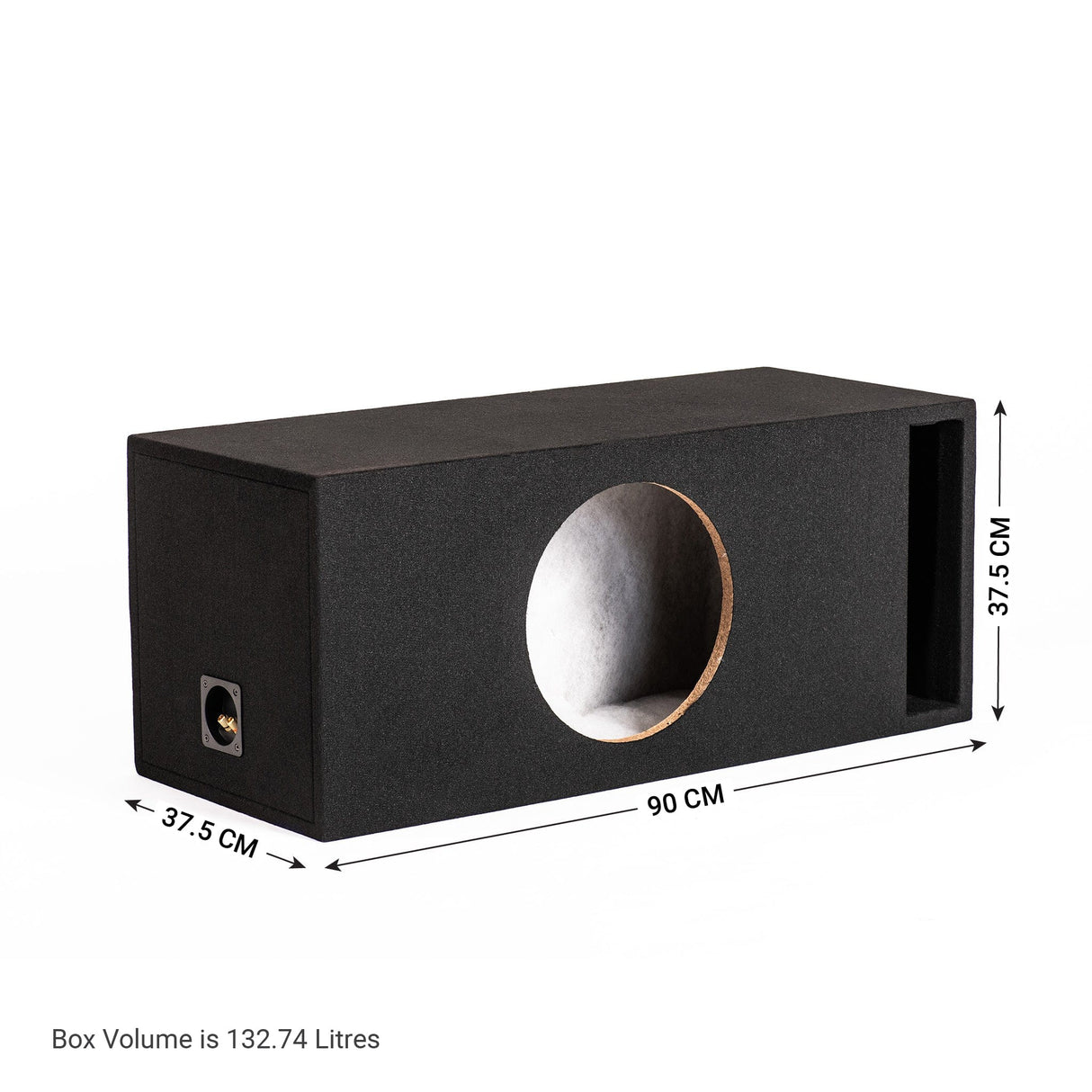 In Phase In Phase BX-12XT-IPA8701D Single XT-12 12" Subwoofer Sound Quality Bass Package with Sealed Enclosure and Amp