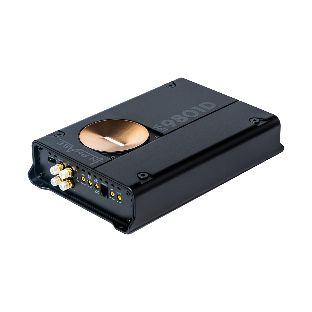 In Phase Monoblock Amp (For Subwoofers) In Phase IPA 9801D 1200W RMS Class D Mono Amplifier 1Ω Stable