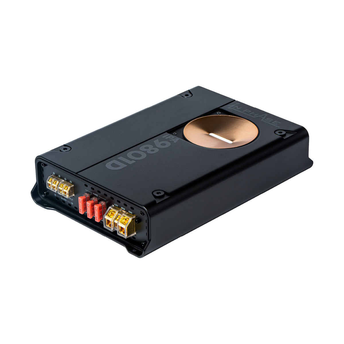 In Phase Amps In Phase  IPA 9801D 2400W Class D Mono Amplifier 1Ohm Stable