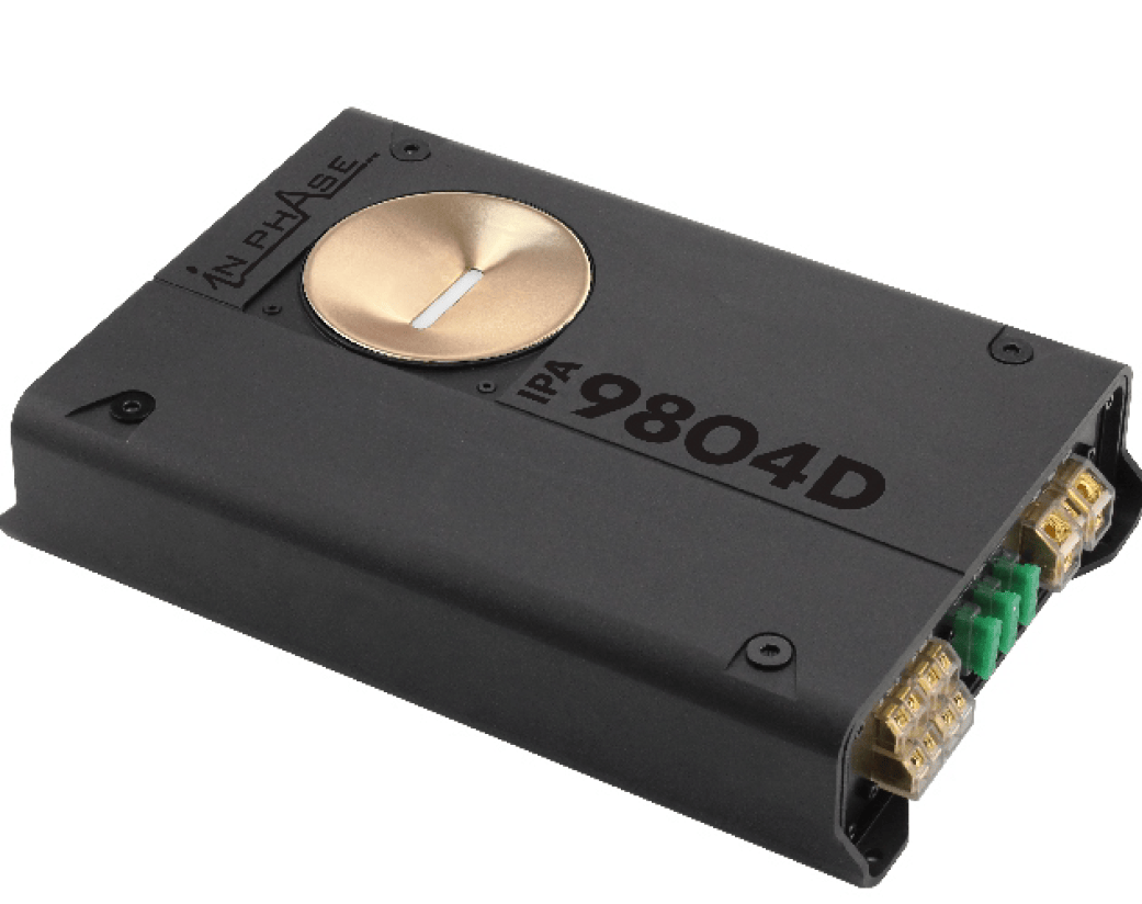 In Phase Amps In Phase IPA 9804D 1600W 4 Channel Class D Amplifier 2 Ohm Stable