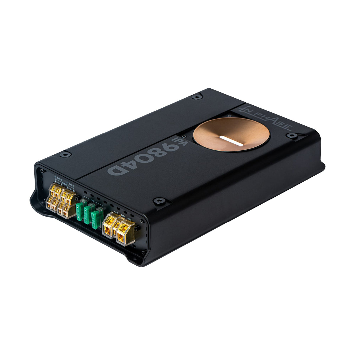 In Phase Amps In Phase IPA 9804D 920W RMS 4 Channel Class D Amplifier 2Ω Stable