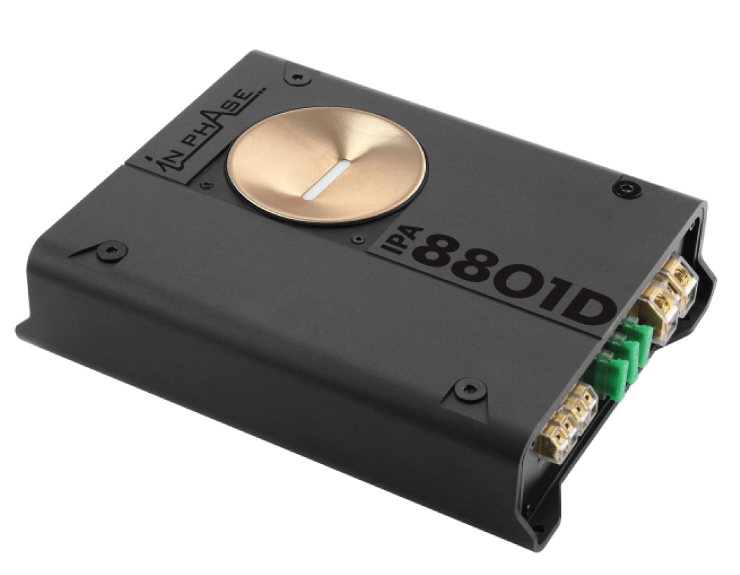 In Phase Amps In Phase IPA8801D 1600w Mono Power 1Ohm Stable