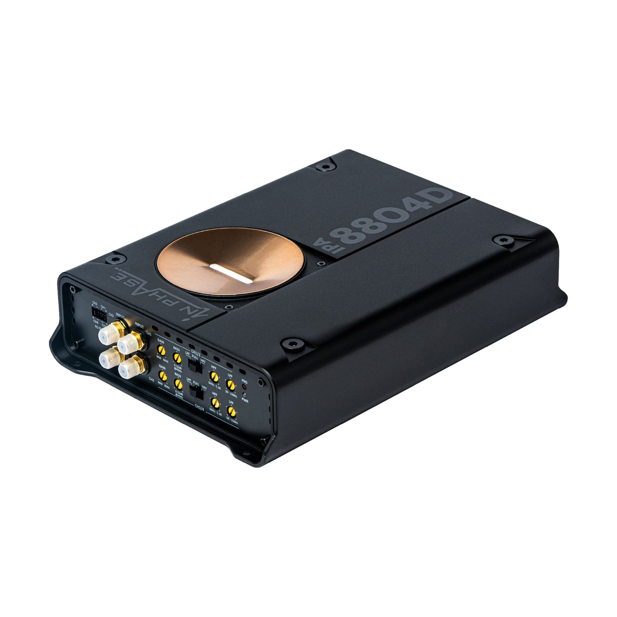 In Phase Amps In Phase IPA8804D 600RMS 4 Channel Class D Amplifier 2Ω Stable
