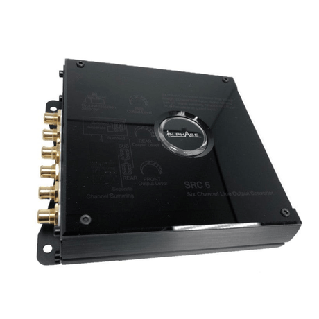 In Phase Line Out & Signal Converters In Phase SRC6 6-Channel Active Hi to Low Frequency Converter