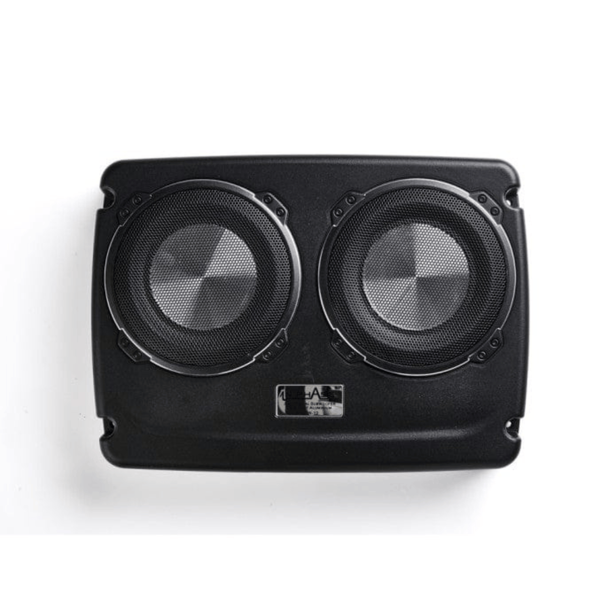 In Phase Underseat Car Subwoofers In Phase USW12 Dual underseat active subwoofer system 600 watts with bass and phase wired remote control