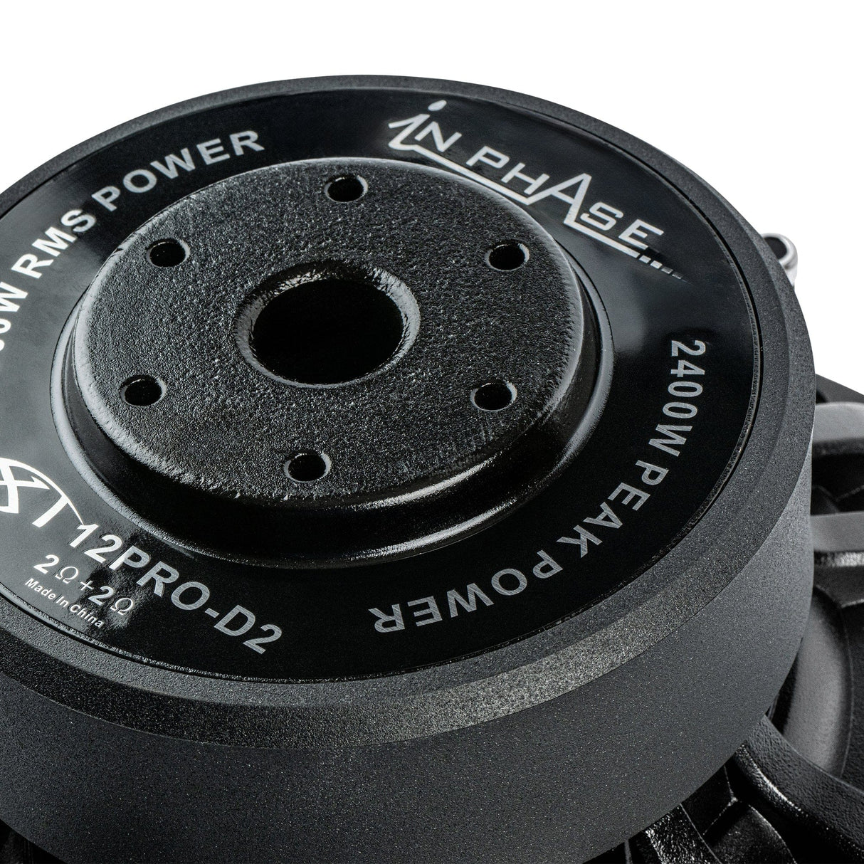 In Phase Car Subwoofers In Phase XT-12D2 Kevlar Cone 1Ω Dual Voice Coil 1400W Peak Power Subwoofer