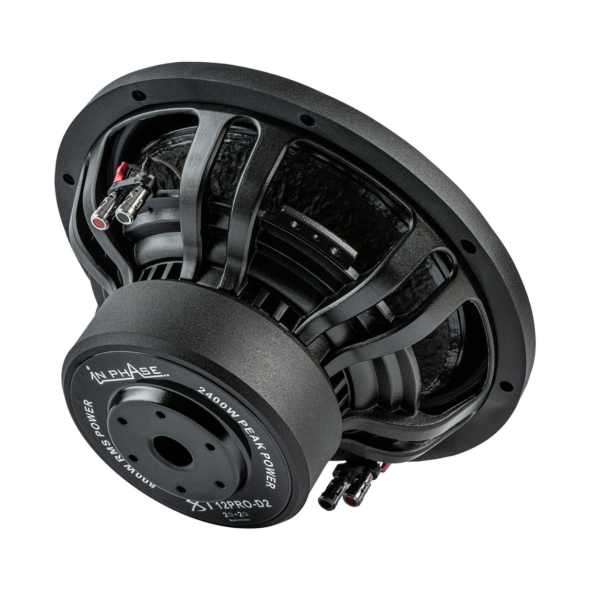 In Phase Car Subwoofers In Phase XT-12D4 Kevlar Cone 2Ω Dual Voice Coil 1400W Peak Power Subwoofer