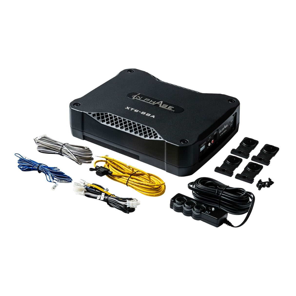 In Phase Car Subwoofers In Phase XTB-88A 450W Active Subwoofer with Built in Class AB Amplifer