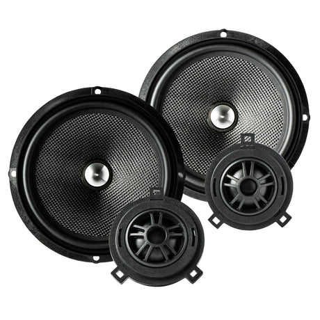 In Phase Vehicle Speaker Upgrades In Phase XTC-180VW 250W 2-Way Component Door Speakers with Tweeters for Volkswagen