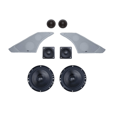 Jehnert Car Speakers and Subs Jehnert JE65970 Speaker System Ford Transit Custom 3-Way Speaker System