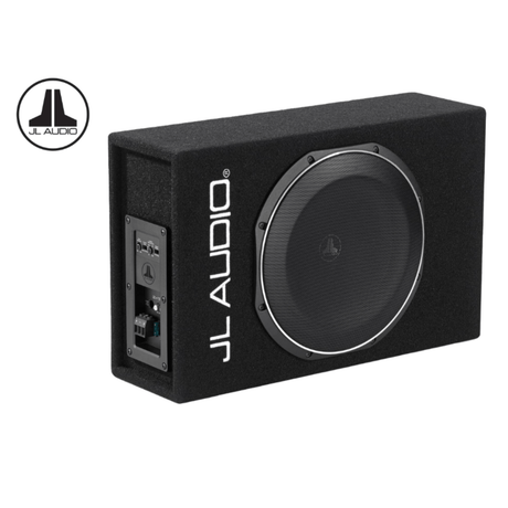 JL Audio Car Subwoofers JL Audio SUB-JL112-TW1 12" PowerWedge™ Sealed Active Car Subwoofer With Built-in 400w Amp