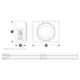 JL Audio Car Subwoofers JL Audio SUB-JL112-TW1 12" PowerWedge™ Sealed Active Car Subwoofer With Built-in 400w Amp