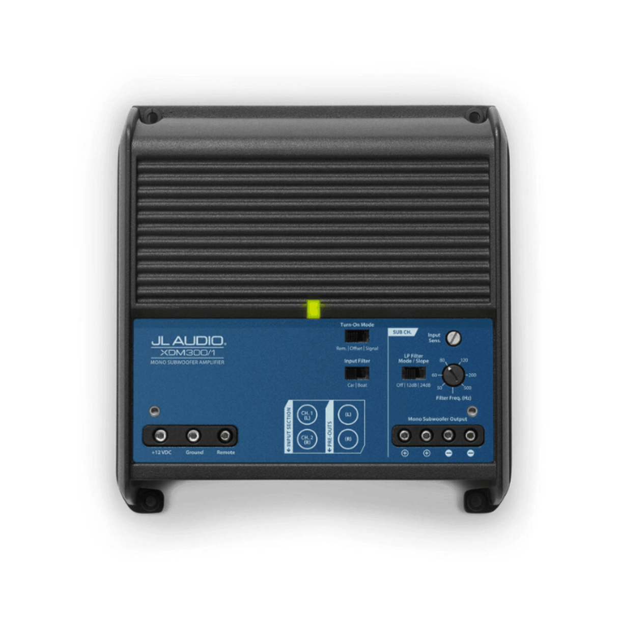 JL Audio Monoblock Amp (For Subwoofers) JL Audio XDM300/1 Monoblock Class-D Car and Marine Amplifier 300W