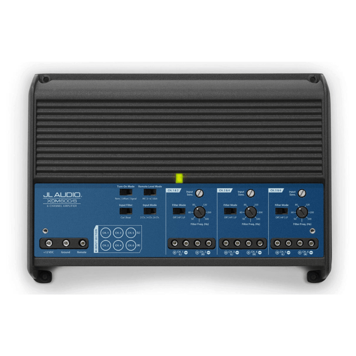JL Audio Multi Channel Amp JL Audio XDM600/6 6-Channel Class D Car and Marine System Amplifier 600W