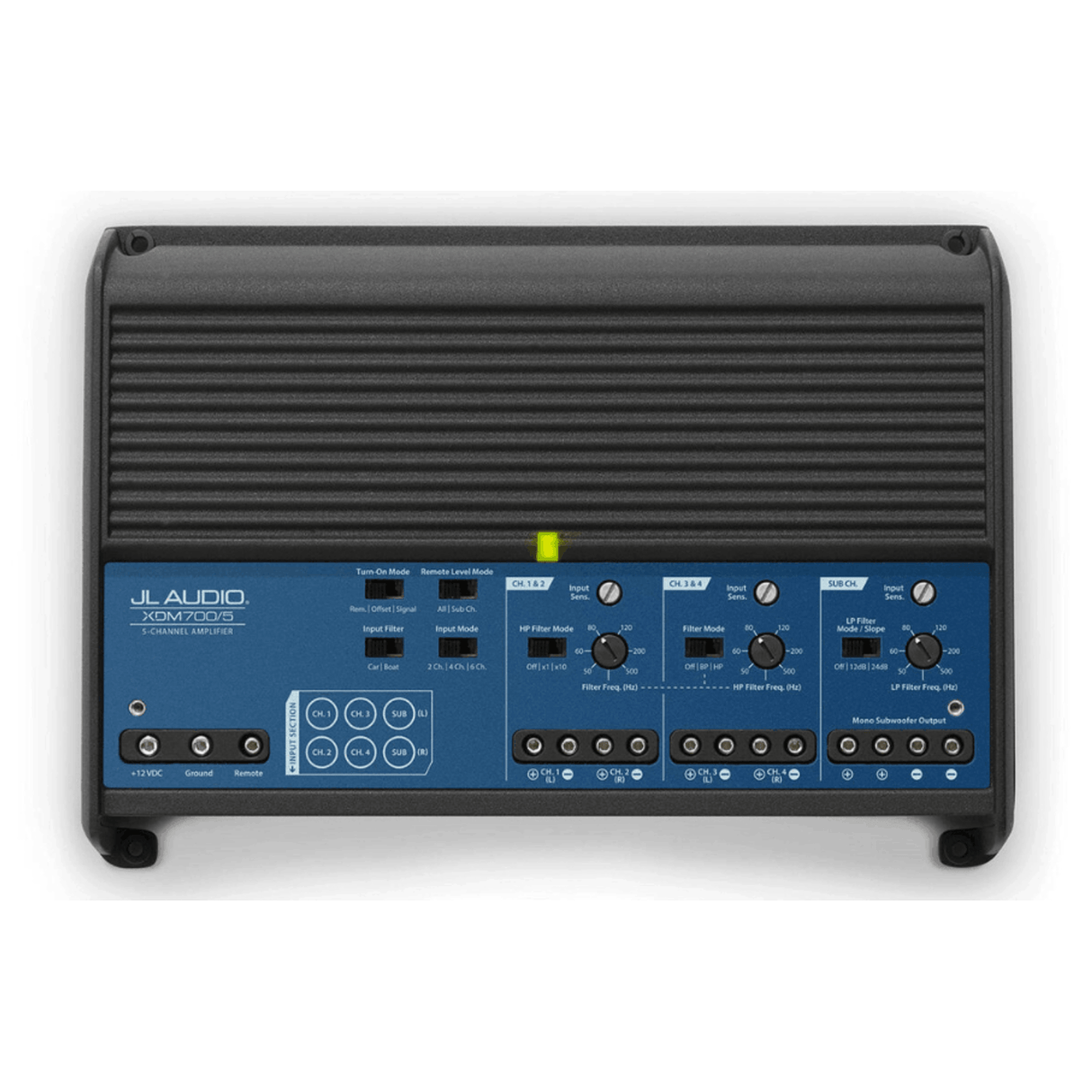 JL Audio Amps JL Audio XDM700/5 5-Channel Class D Car and Marine System Amplifier 700W