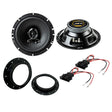 Juice Car Speakers and Subs Juice VW Golf 6 2009 â 2013 Replacement 2-Way 600 Watts Front Door Speakers & Brackets