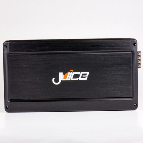 Juice Amps Juice JA1504 1500W 4-Channel Bridgeable Car Power Amplifier, Thermal Protection, RCS Output, Bass Boost, Class A-B