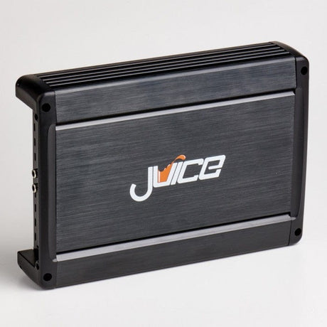 Juice Amps Juice Car Audio JA902 900W 2-Channel Bridgeable Car Power Amplifier, Thermal Protection, RCS Output, Bass Boost, Class A-B