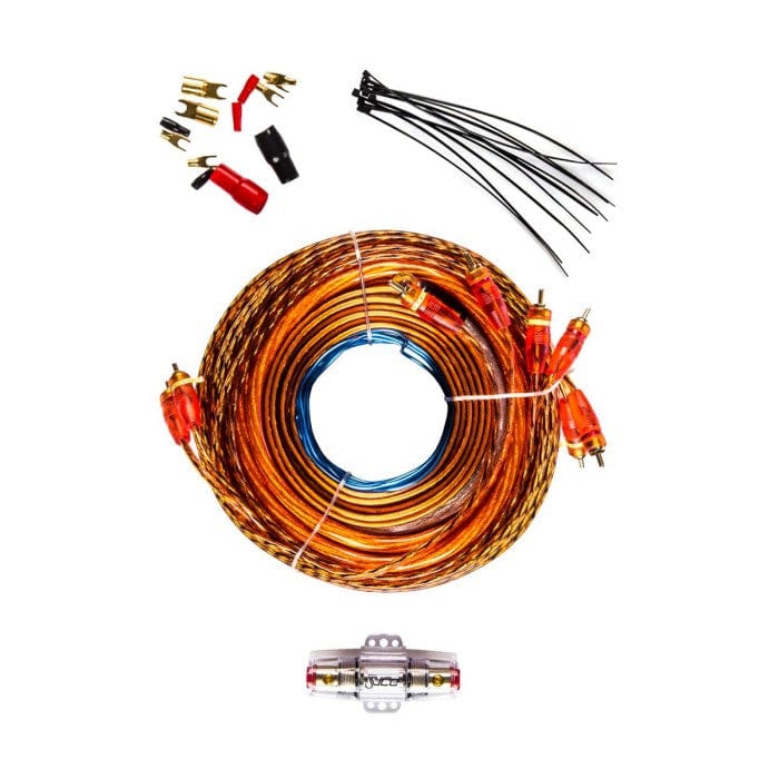 8/10GA Car Control Audio Cable Kit for Auto Amplifier Sub Woofer Wiring  Power Amplifier Car Audio Sub Woofer Wire, AMP Wiring, Auto Audio Cables